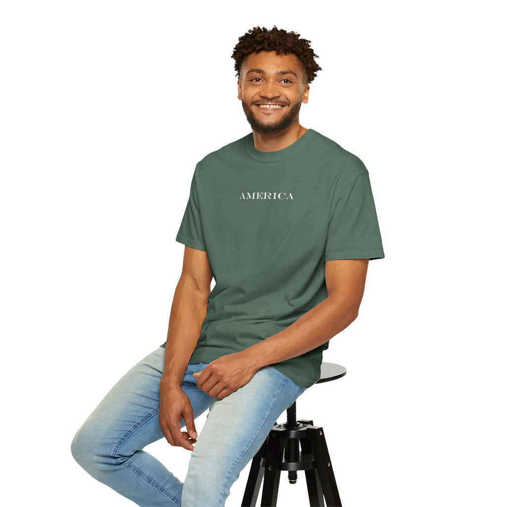 America Graphic T-Shirt — United States Statue of Liberty Patriotic Tee