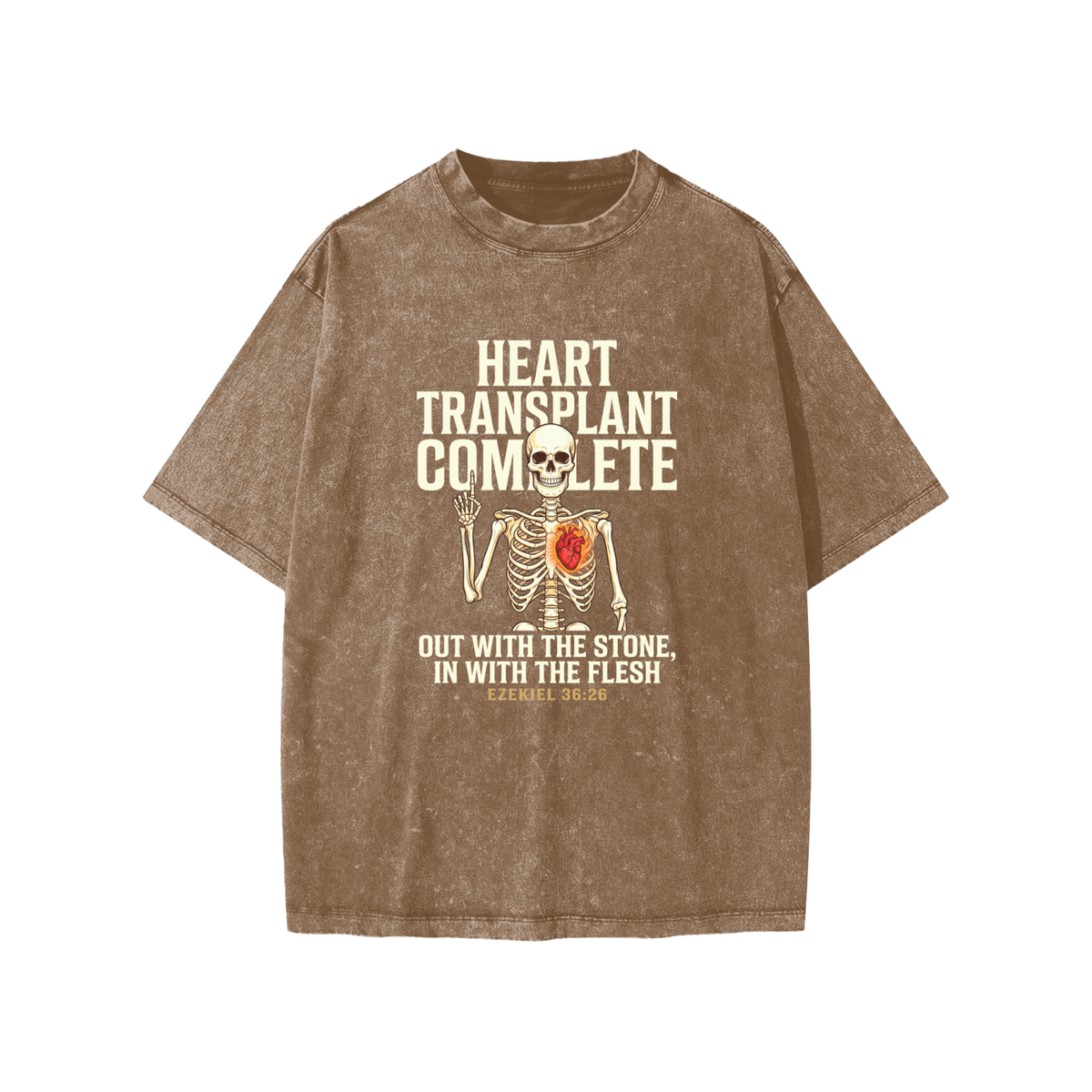 Heart Snow Washed Kids' T-Shirt