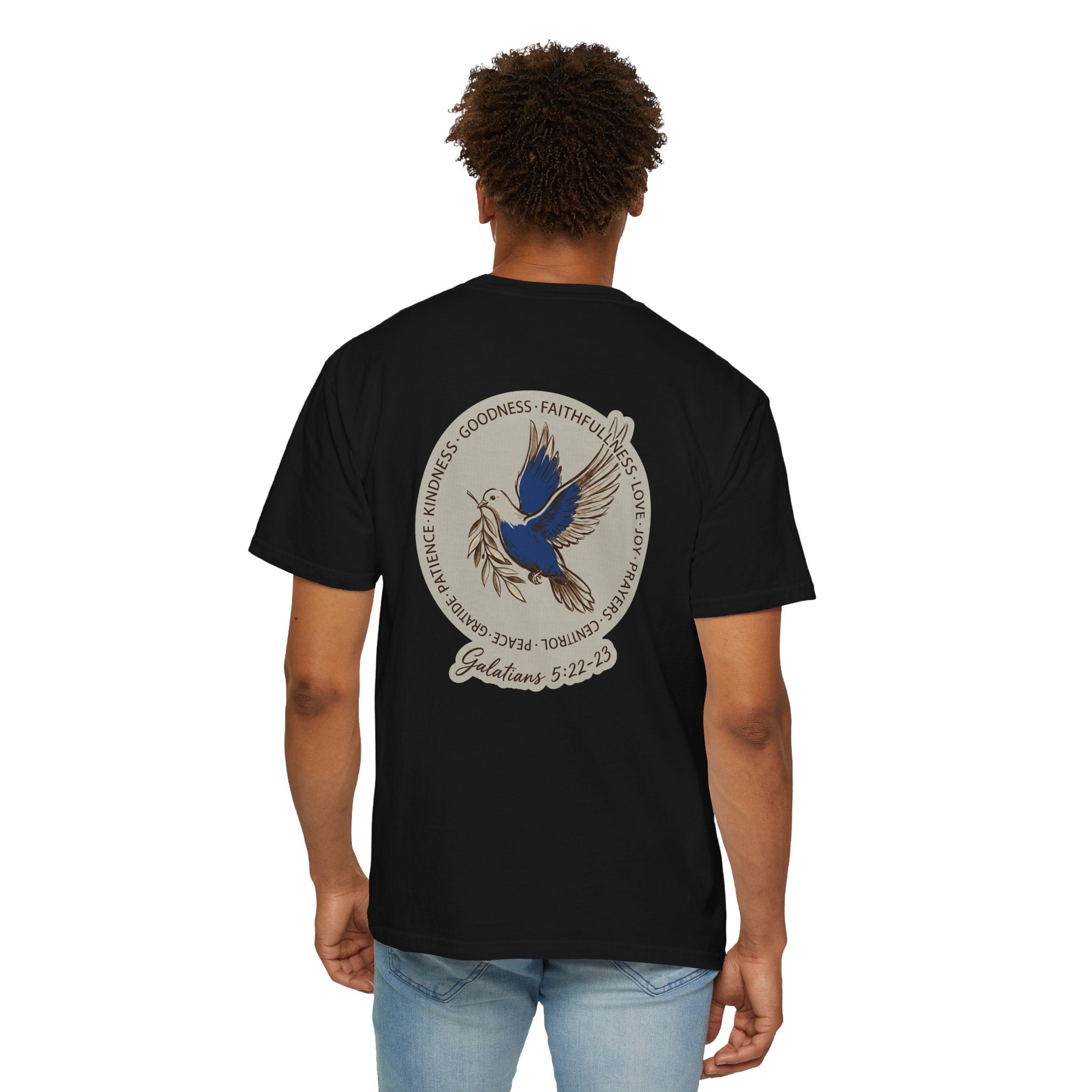 Christian Dove T-Shirt — Galatians 5:22-23 Fruit of the Spirit Tee