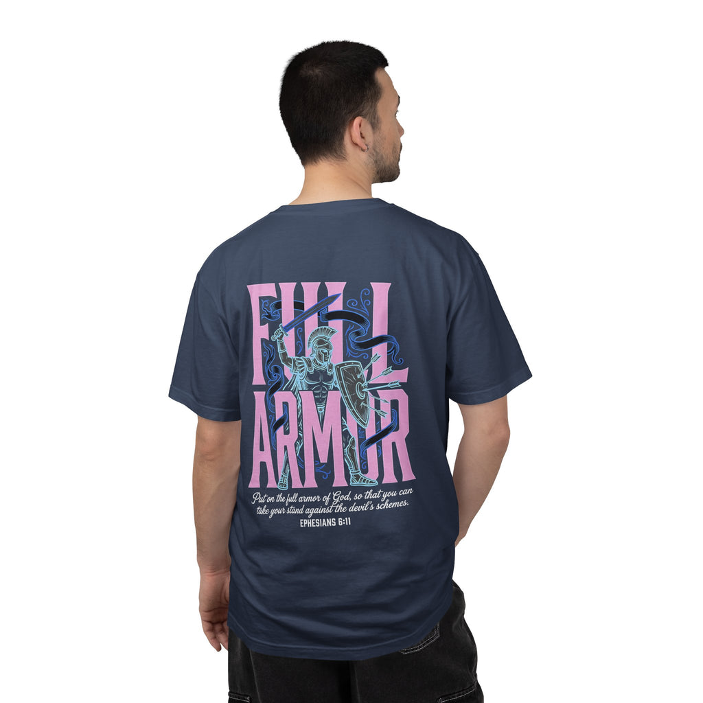 Full Armor T-Shirt — Christian Cross Graphic Tee (Ephesians 6:11)