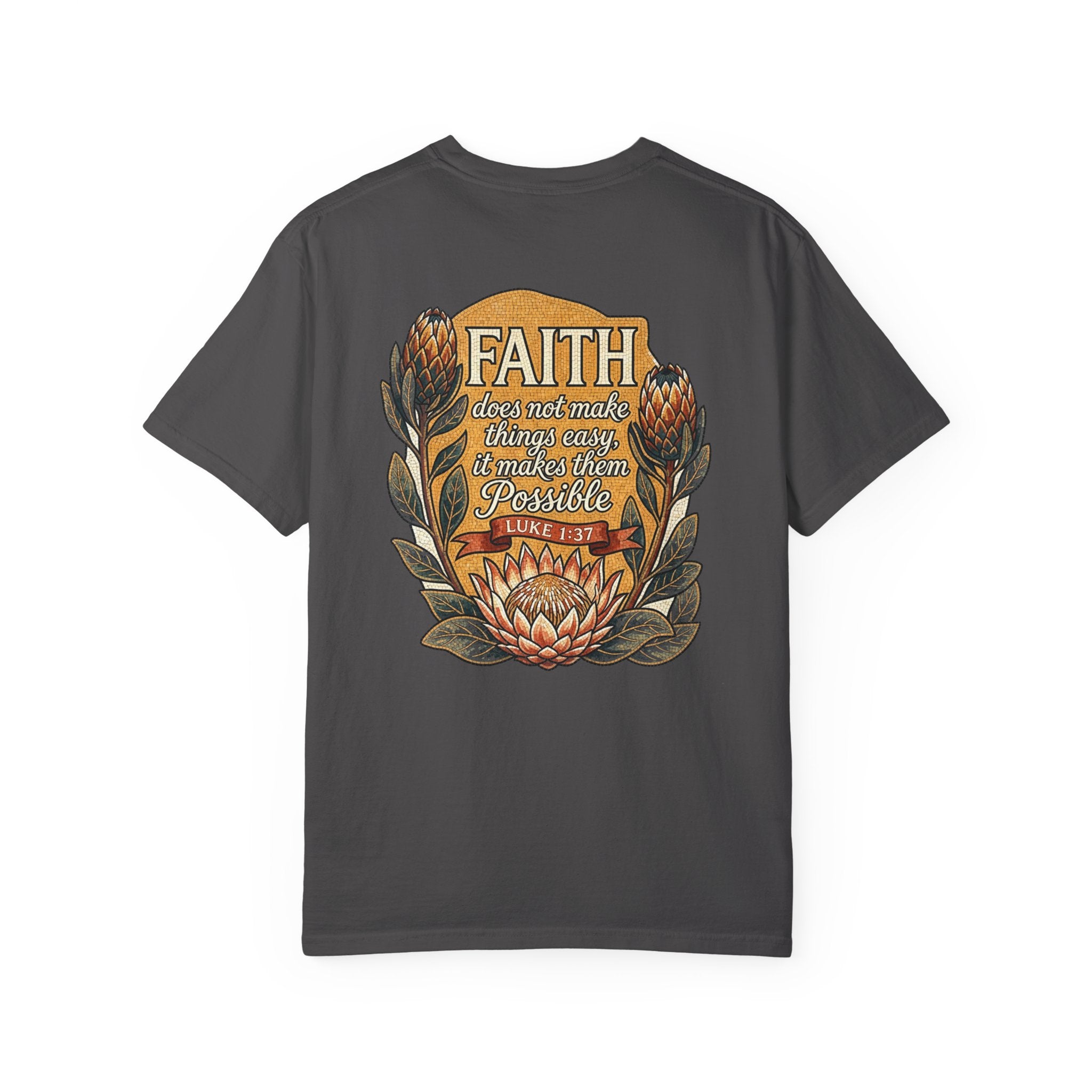 Faith Christian Cross T-Shirt — "I Surrender All" Vintage Faith Graphic Tee