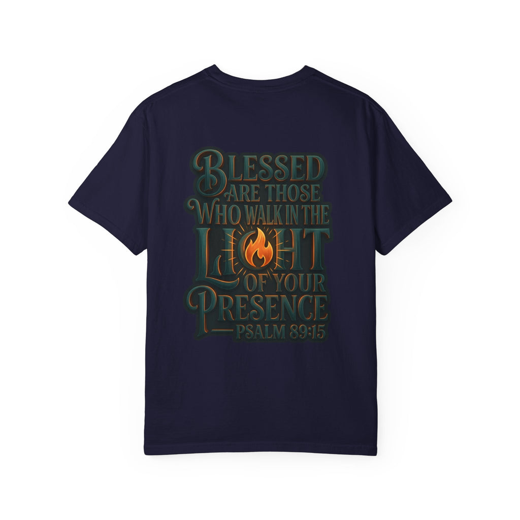 Walk in the light T-shirt | Christian Cross Tee