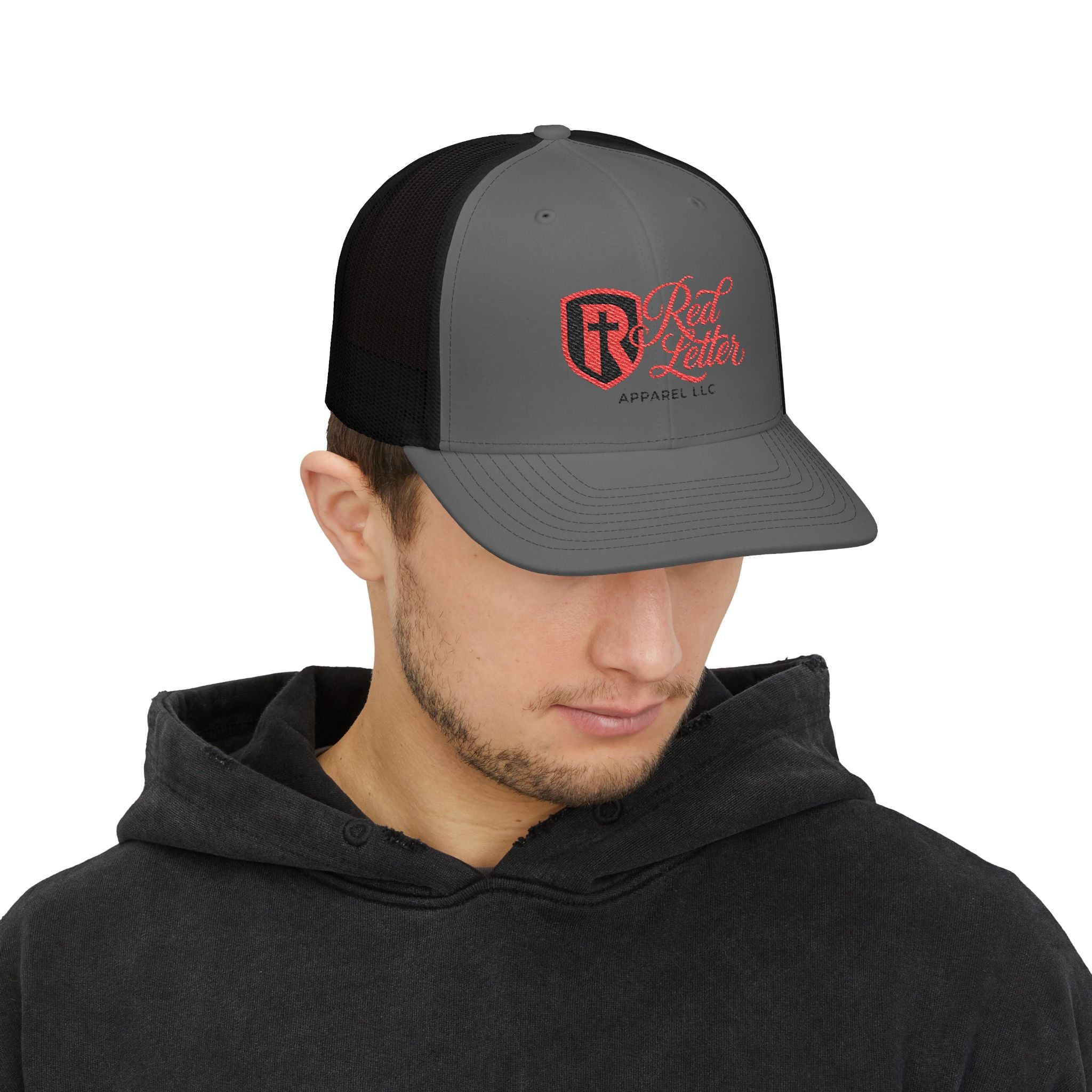 Trucker Cap — Red Letter Apparel Embroidered Snapback