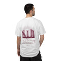 Christian Cross T-Shirt — Illustrated Bible Back Print with James 1:5 Quote