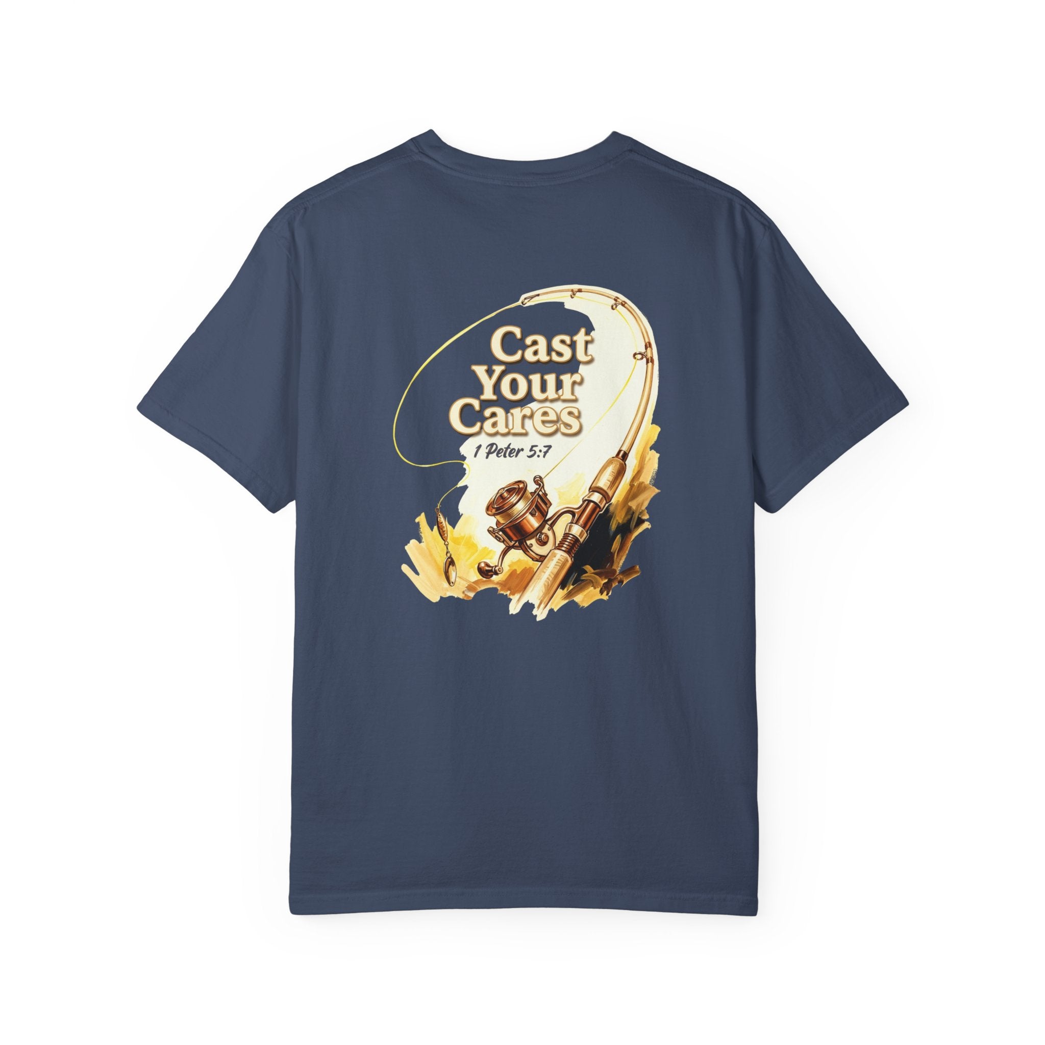 Cast your cares T-shirt | Christian Cross Tee