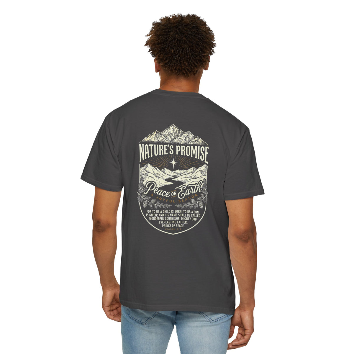 Nature's Promise Peace on Earth T-Shirt — Mountain Outdoor Graphic Tee