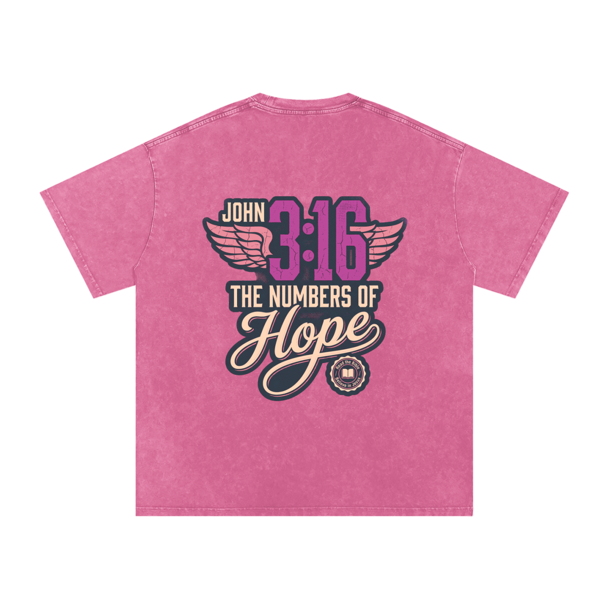 316 Snow Washed Oversized Cotton T-Shirt