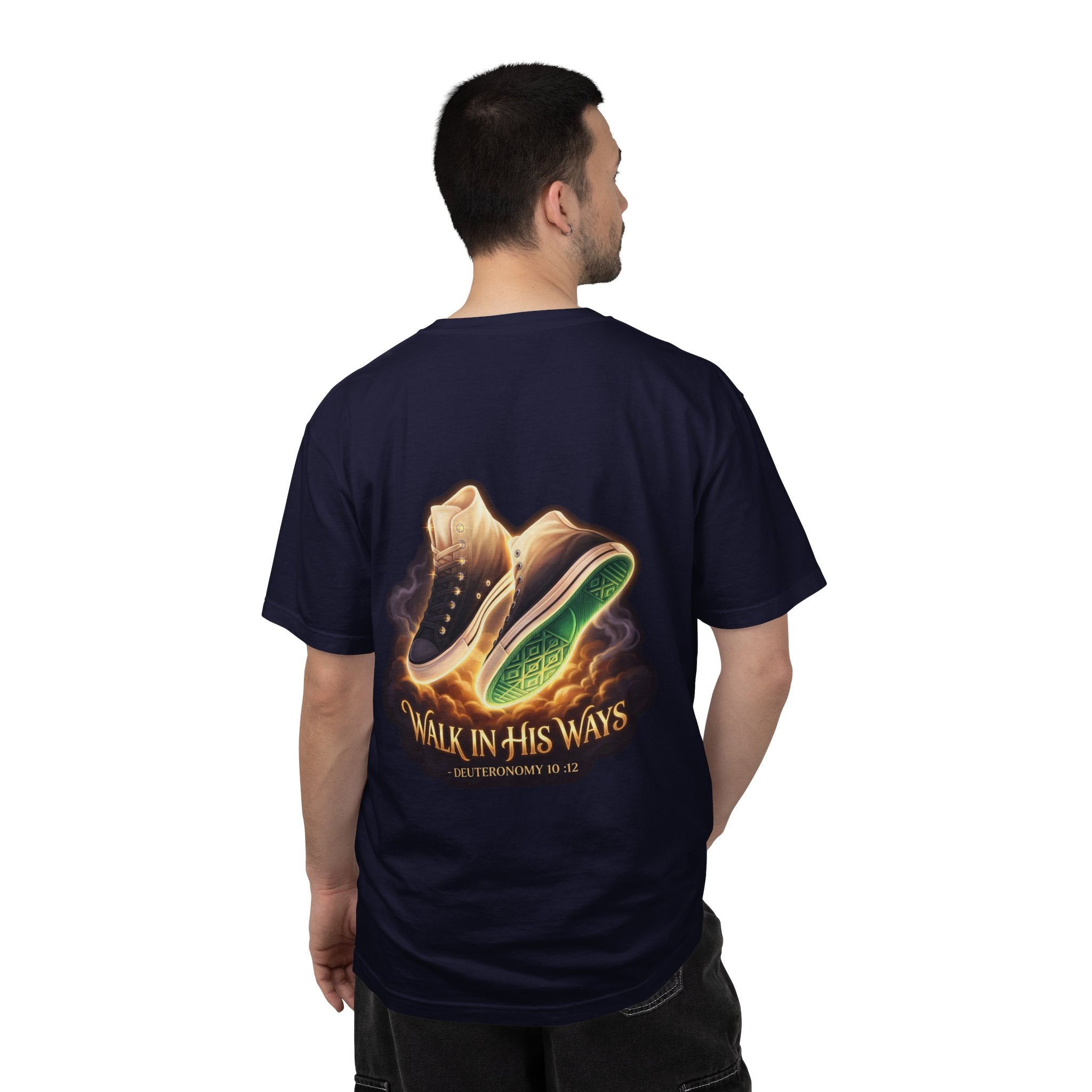 Christian Cross T-Shirt — 'Walk in His Ways' Graphic Tee