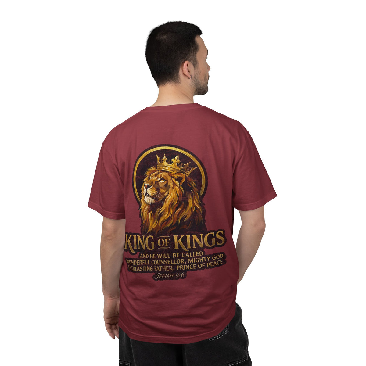 King of Kings T-Shirt — Lion Crown Christian Tee