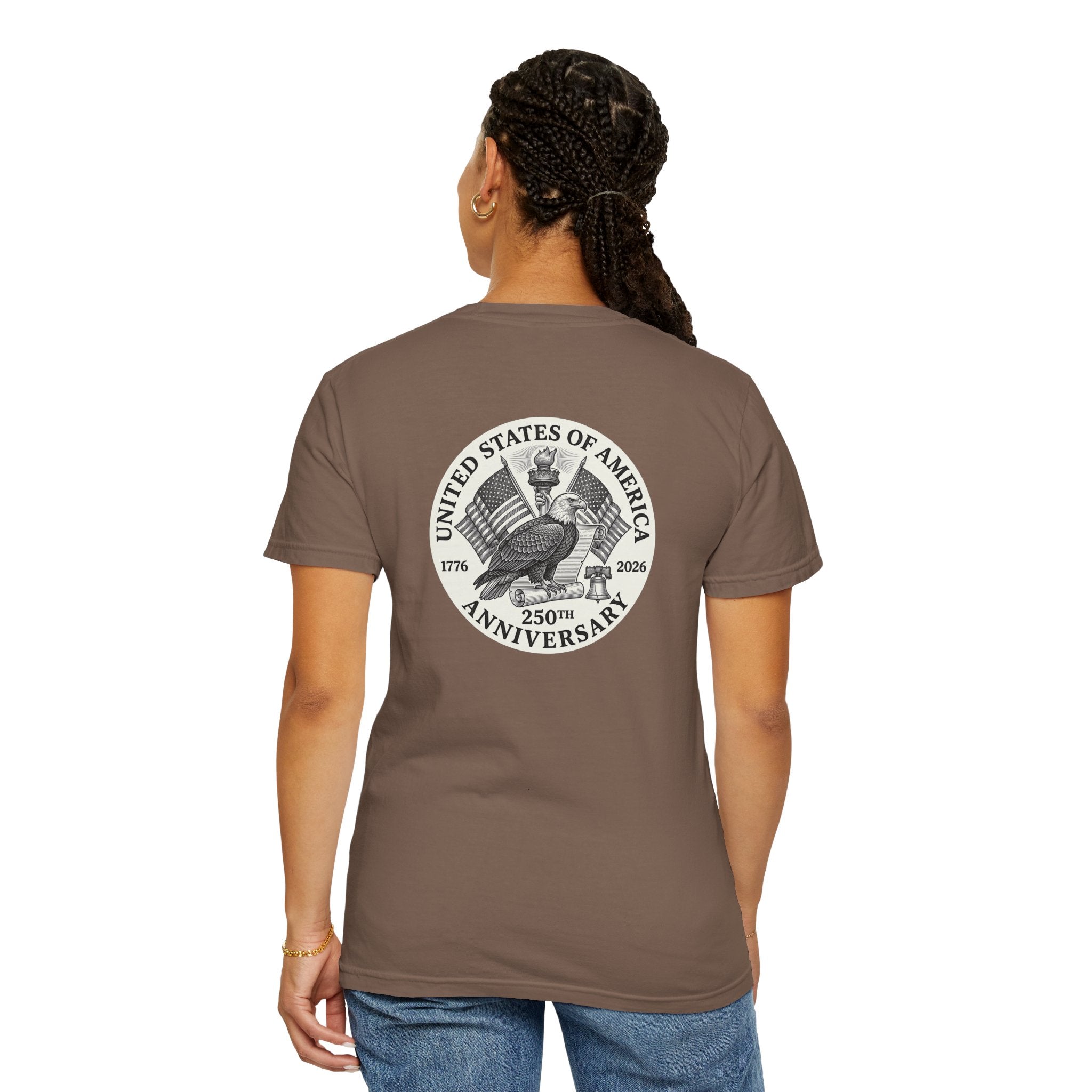 America 250th Anniversary T‑Shirt — Vintage Eagle Seal Tee