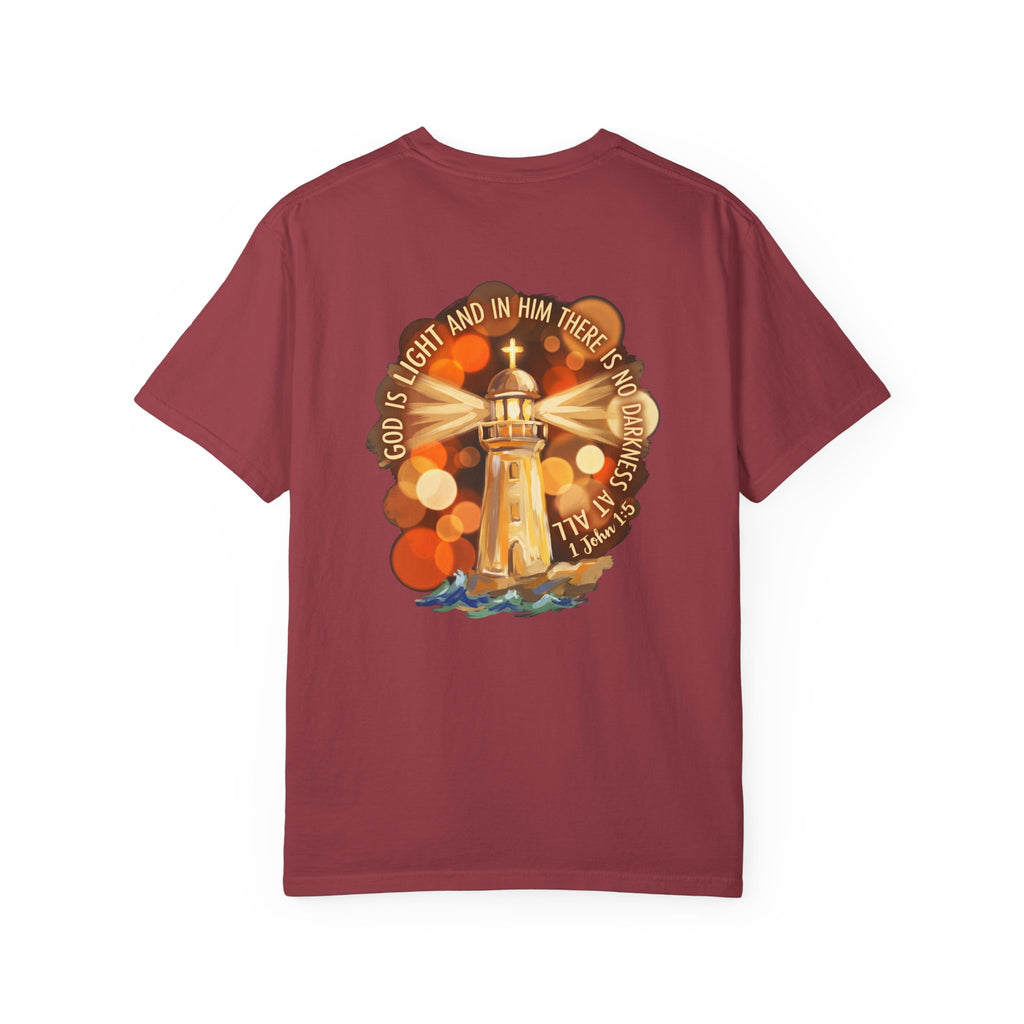 God is light T-shirt | Christian Cross Tee ALT COLOR