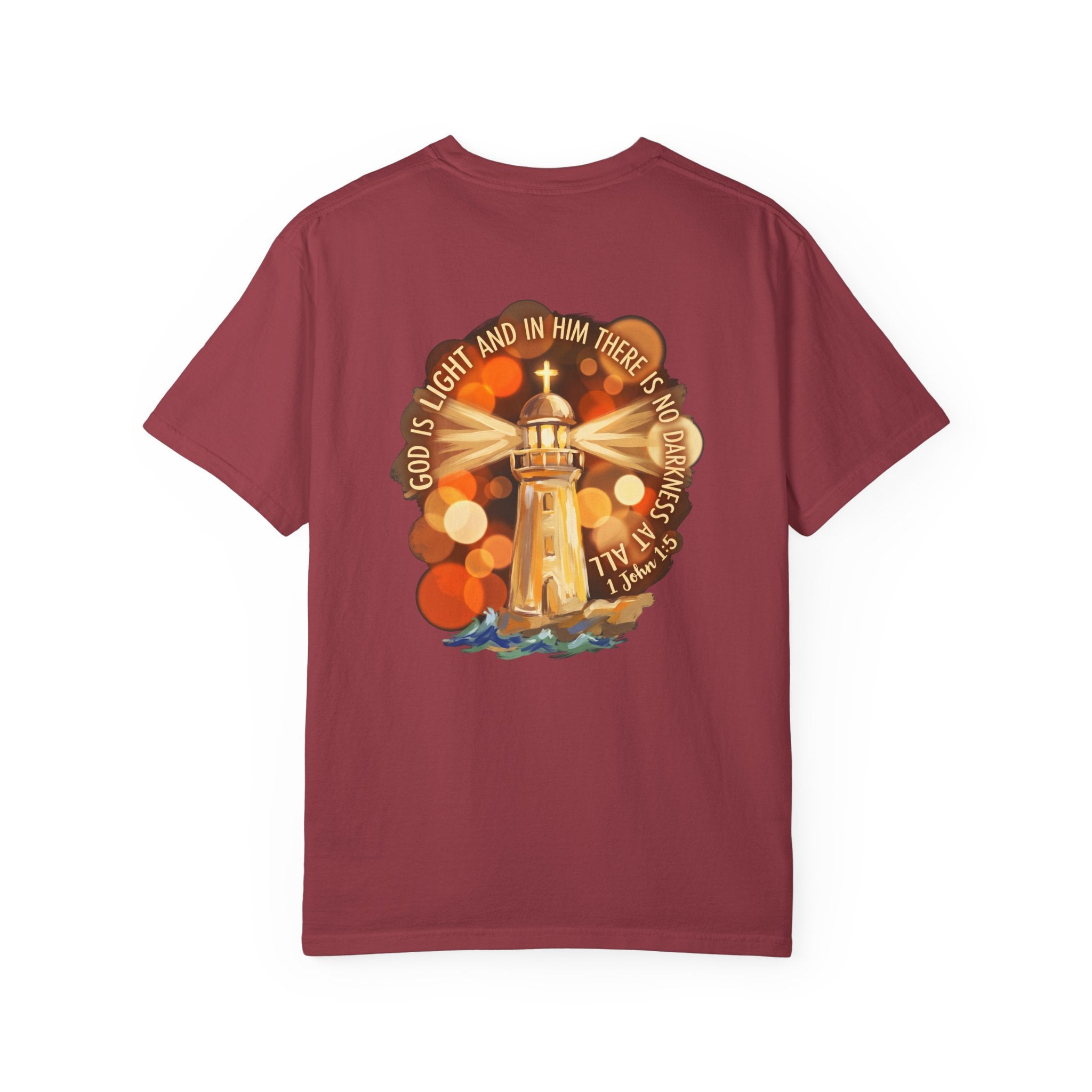 God is light T-shirt | Christian Cross Tee ALT COLOR