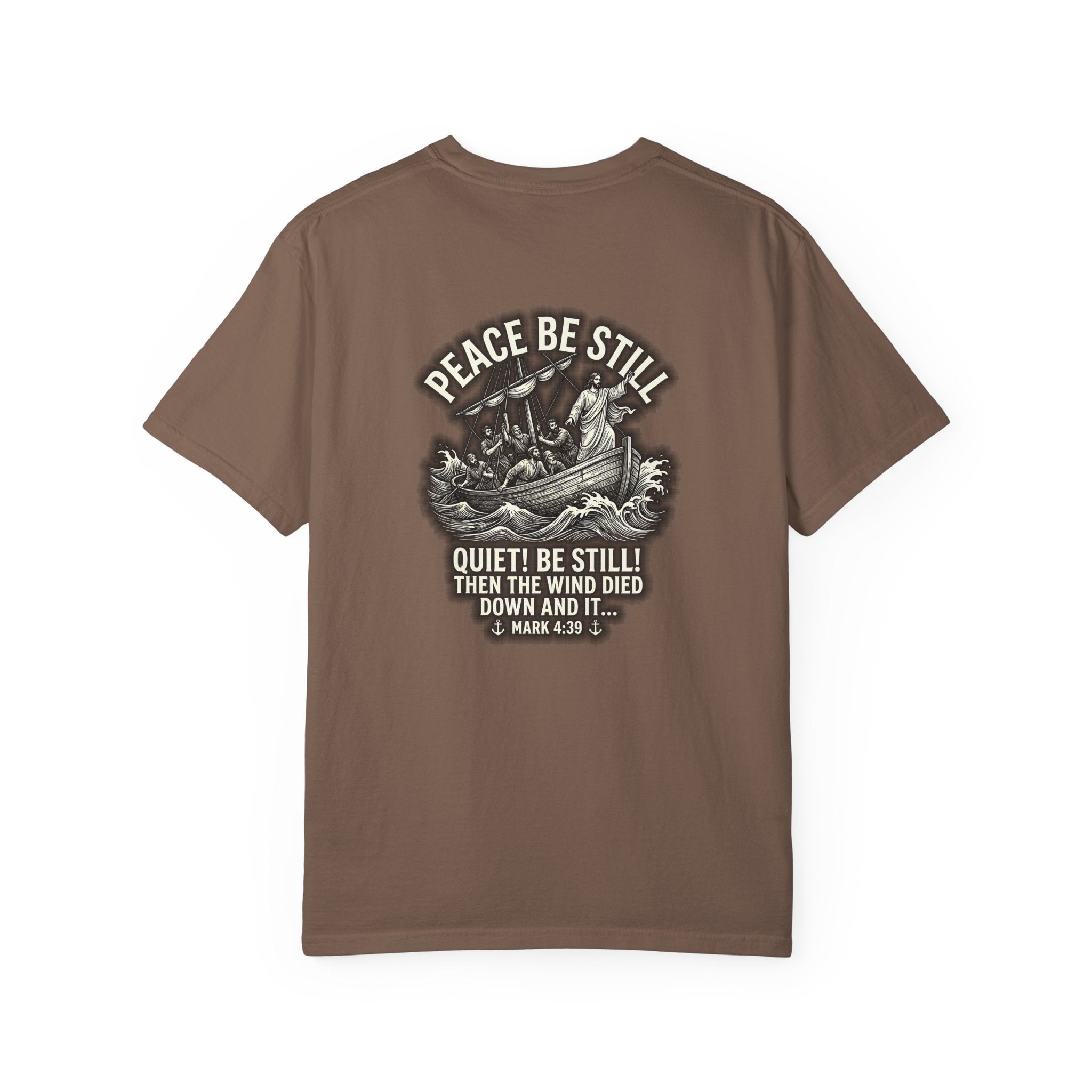 Peace be Still T-shirt | Christian Cross Tee