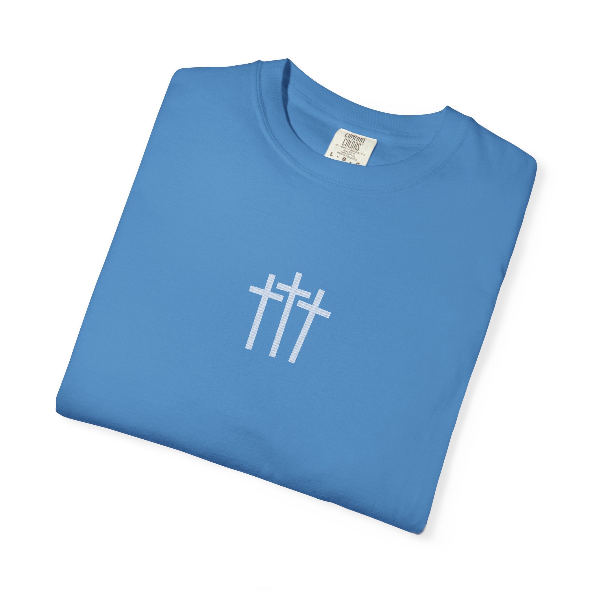 Walk by T-shirt | Christian Cross Tee Bright