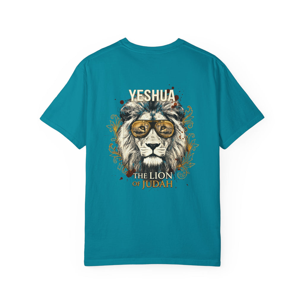 Yeshua Lion of Judah T-Shirt — Christian Cross Graphic Tee