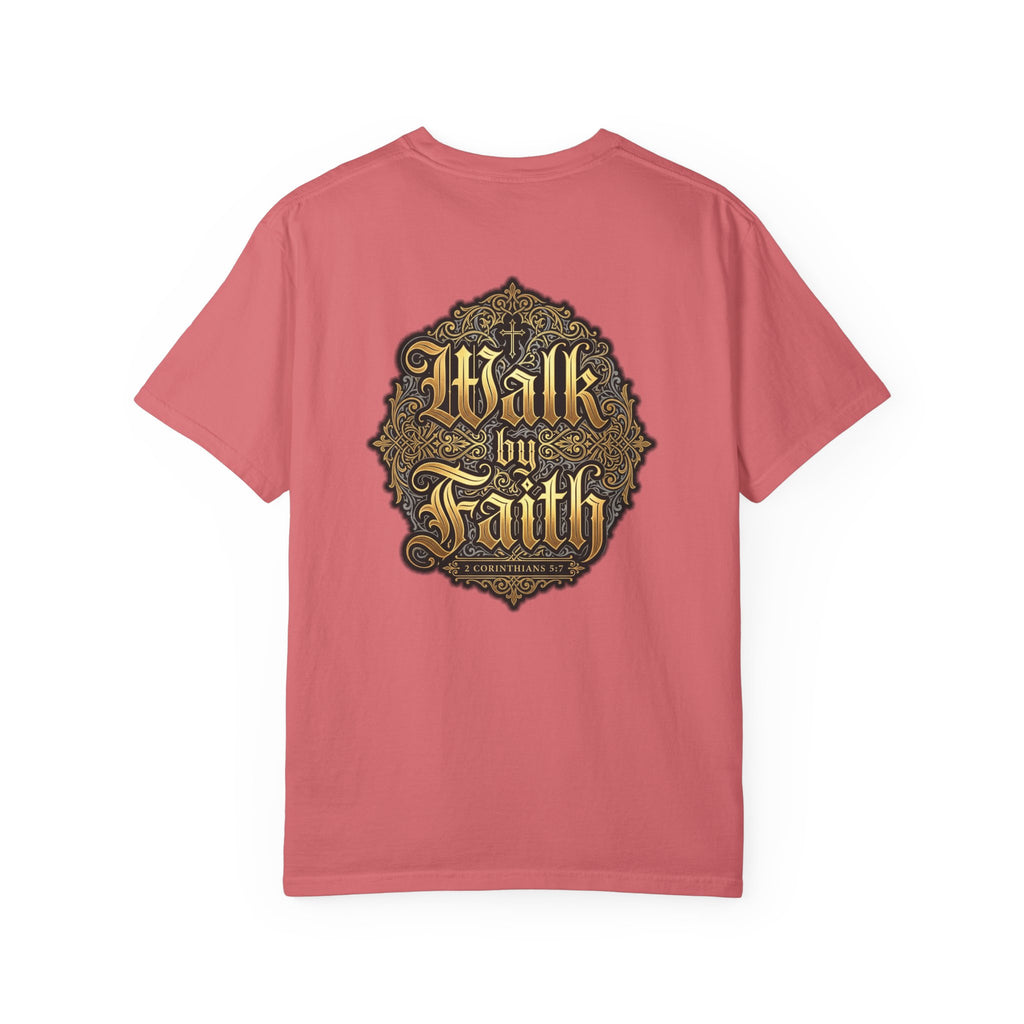 Walk by Faith T-shirt | Christian Cross Tee ALT COLOR