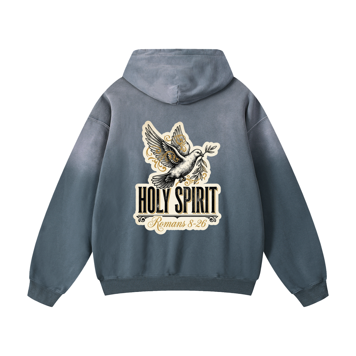 Holy Spirt Heavyweight Sunfade Oversized Hoodie