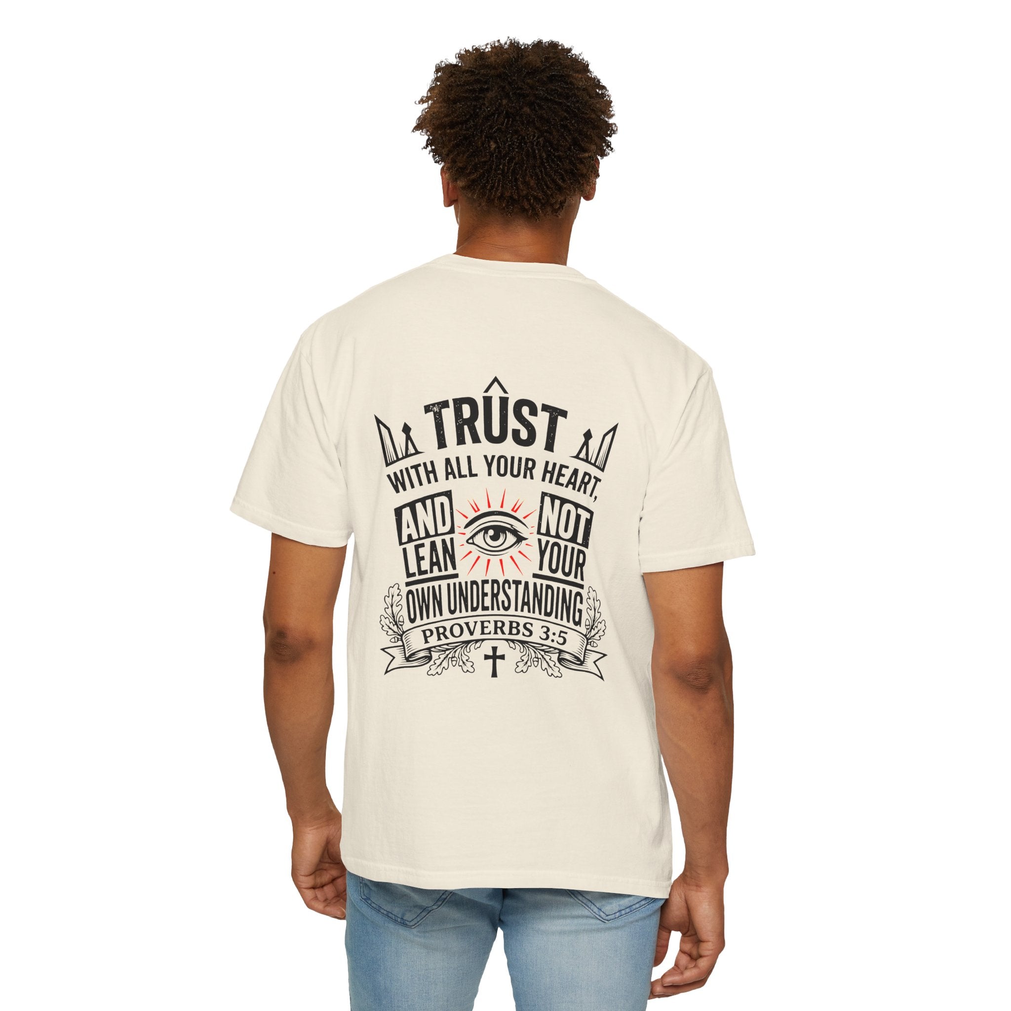 Proverbs 3:5 Cross T-Shirt — "Trust in the Lord" Christian Tee