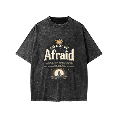 Afraid Snow Washed Kids' T-Shirt