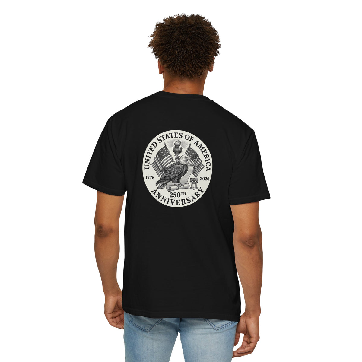 America 250th Anniversary T‑Shirt — Vintage Eagle Seal Tee