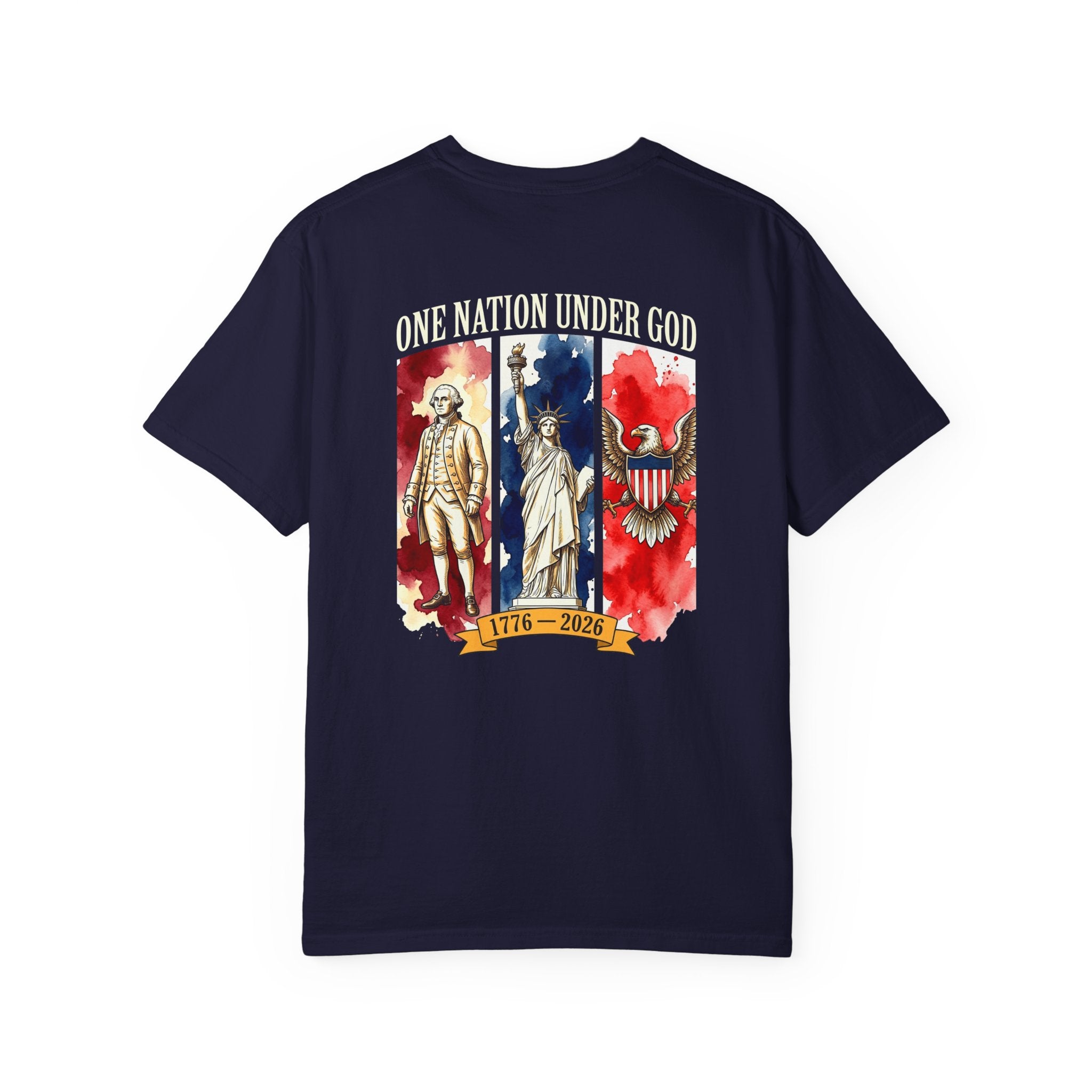 One Nation 04 T-shirt | Christian Cross Tee