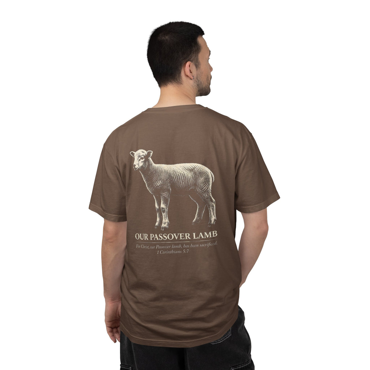 Passover Lamb T-Shirt — 'Our Passover Lamb' Religious Graphic Tee