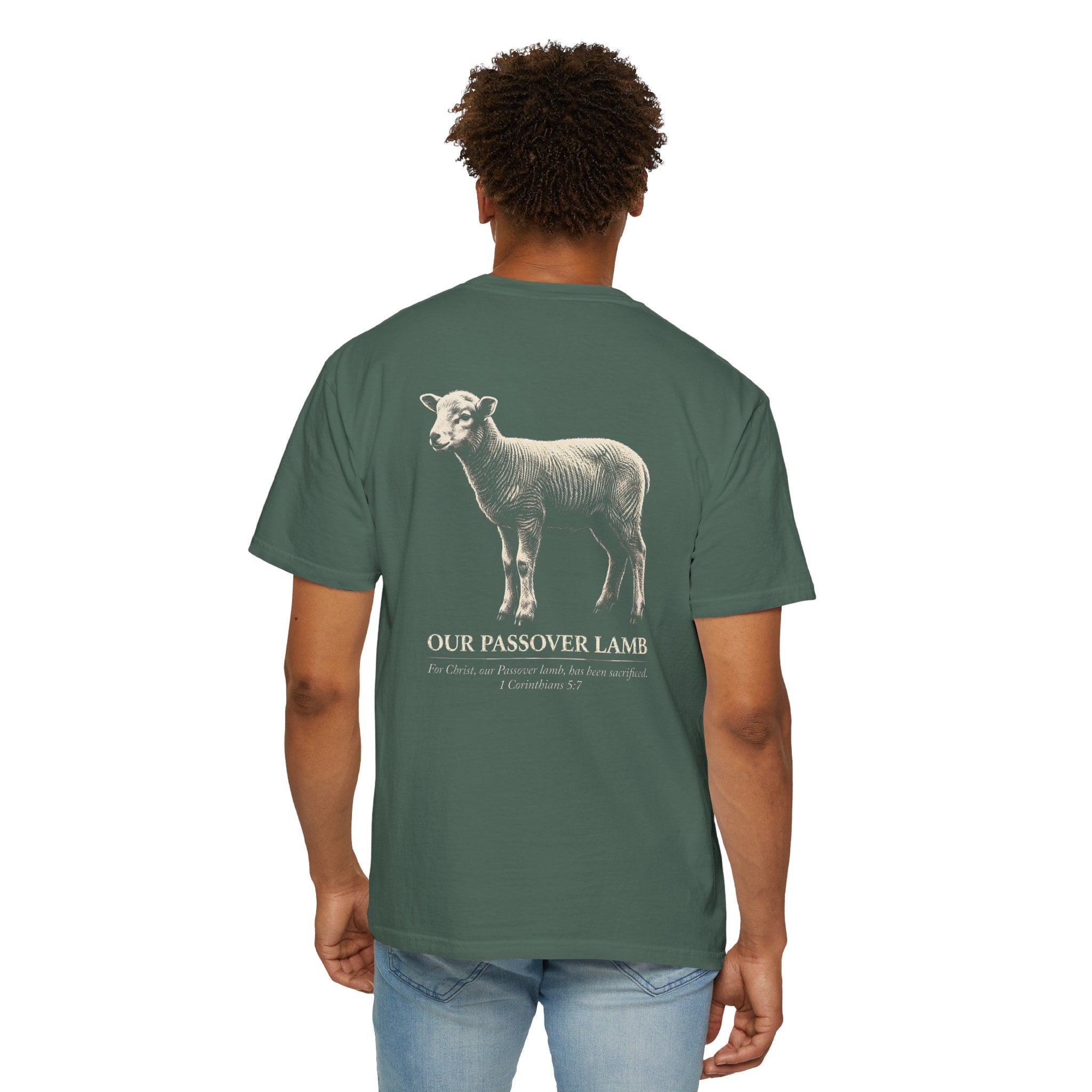Passover Lamb T-Shirt — 'Our Passover Lamb' Religious Graphic Tee