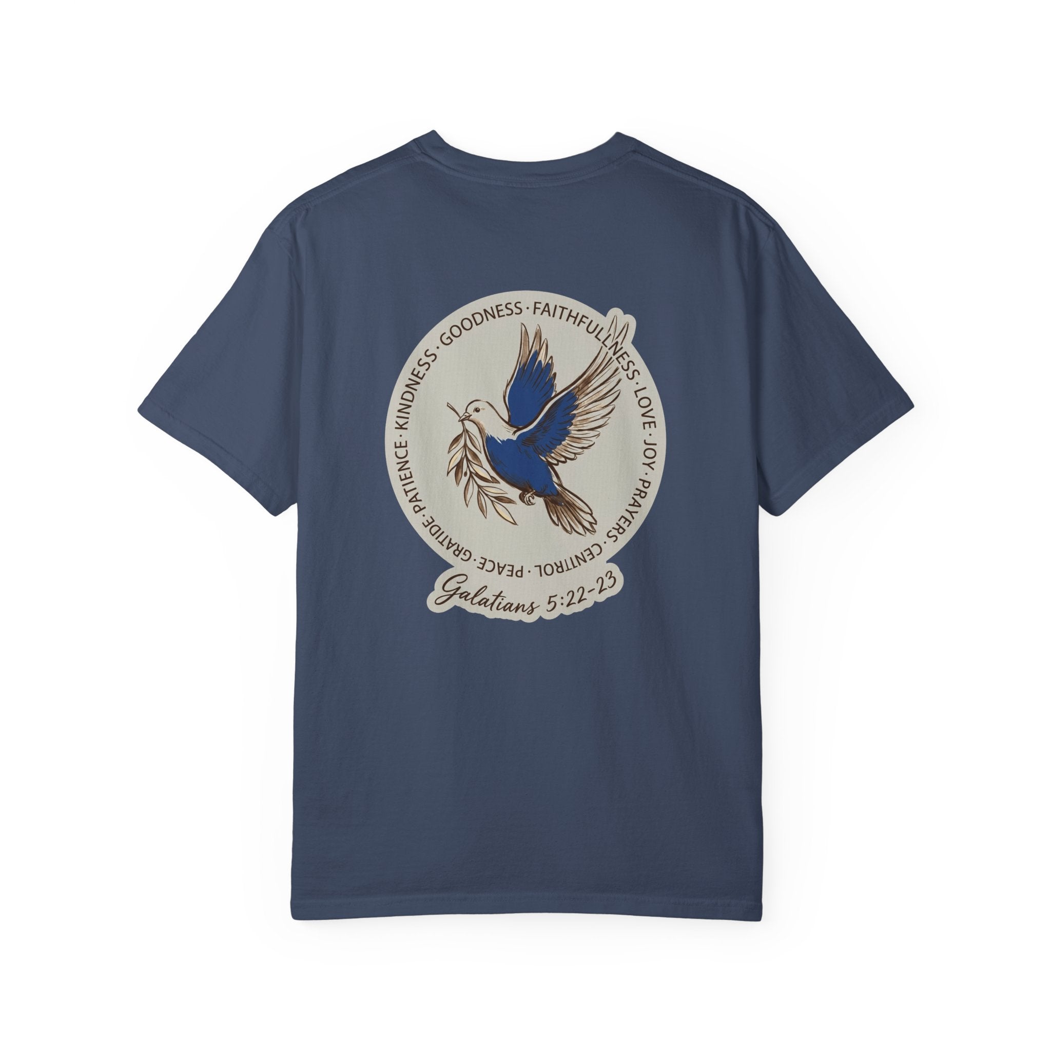 Christian Dove T-Shirt — Galatians 5:22-23 Fruit of the Spirit Tee