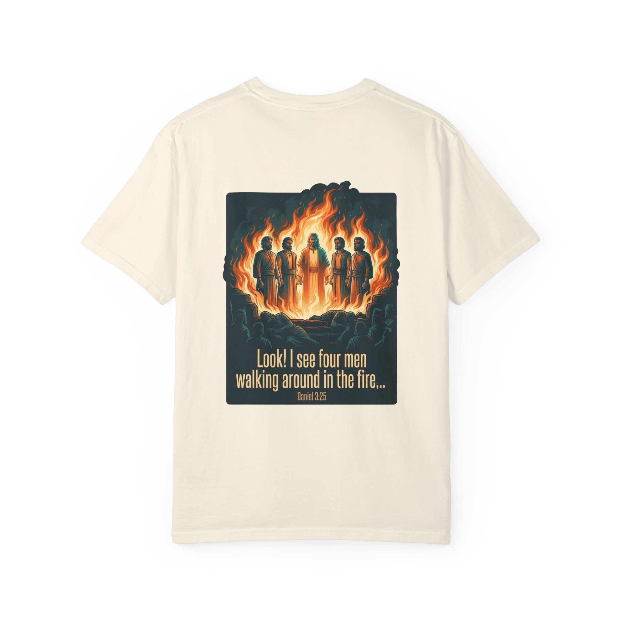 In the Fire T-shirt | Christian Cross Tee ALT LIGHT