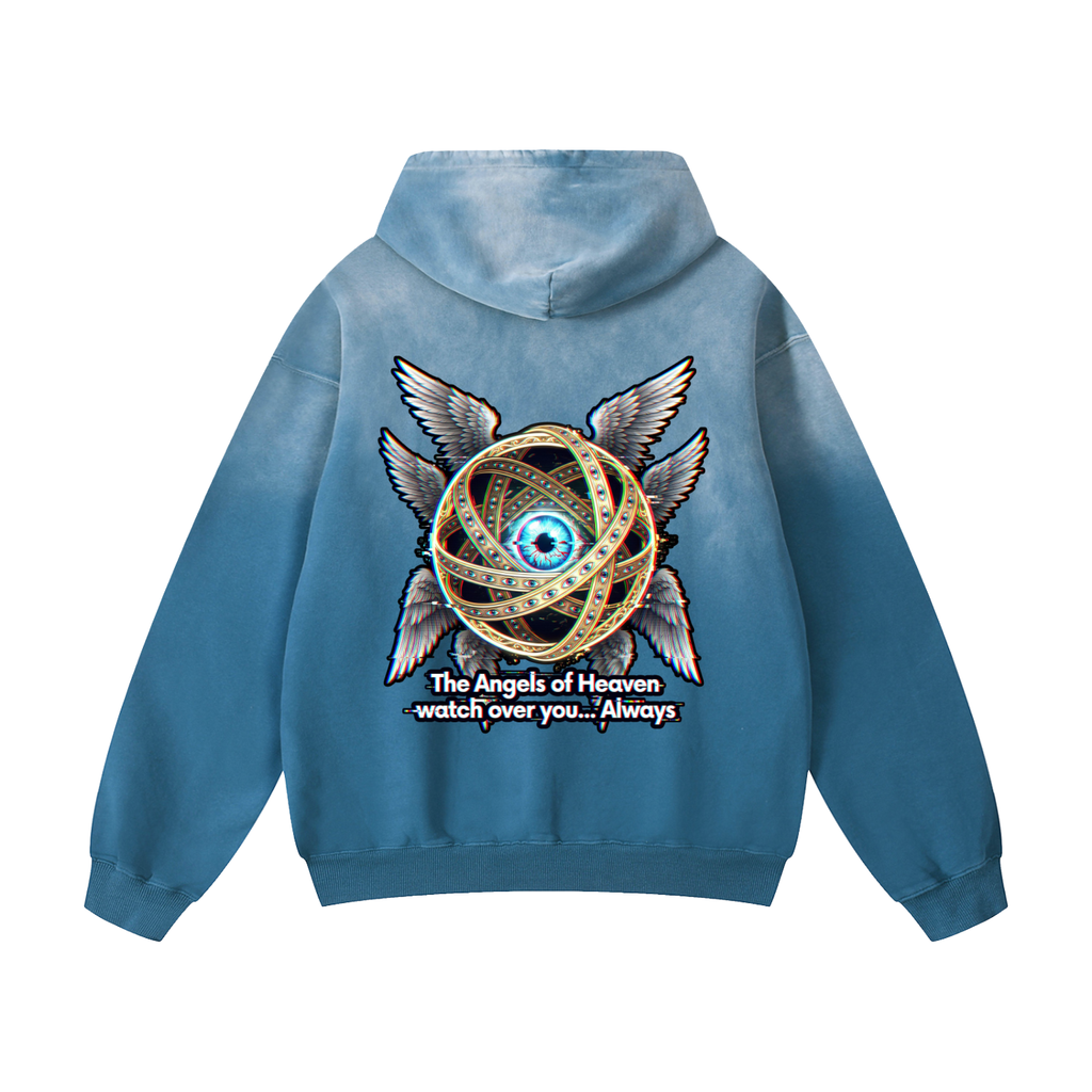 Angel Heavyweight Sunfade Oversized Hoodie