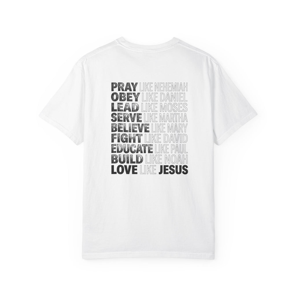Copy of Religious Graphic T-Shirt — “As It Is Written: There Is None Righteous, Not One” with Cross