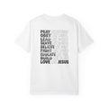 Copy of Religious Graphic T-Shirt — “As It Is Written: There Is None Righteous, Not One” with Cross