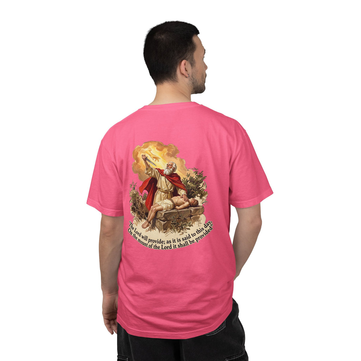 Biblical Joseph Prayer T-Shirt — 'He Will Provide' Vintage Religious Tee