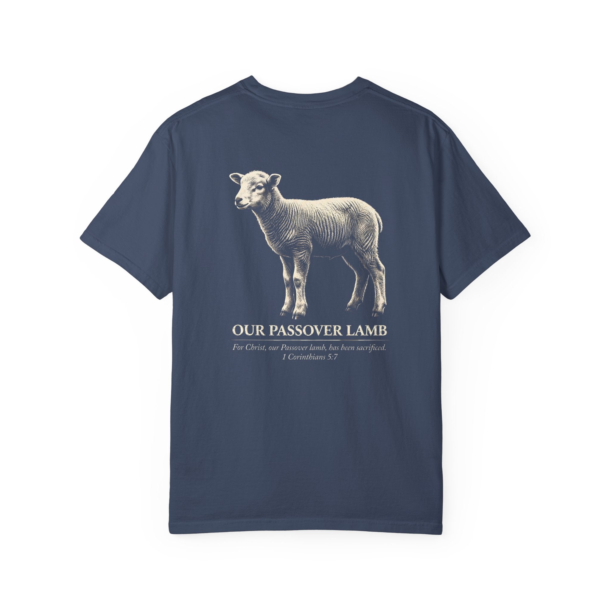Passover Lamb T-Shirt — 'Our Passover Lamb' Religious Graphic Tee