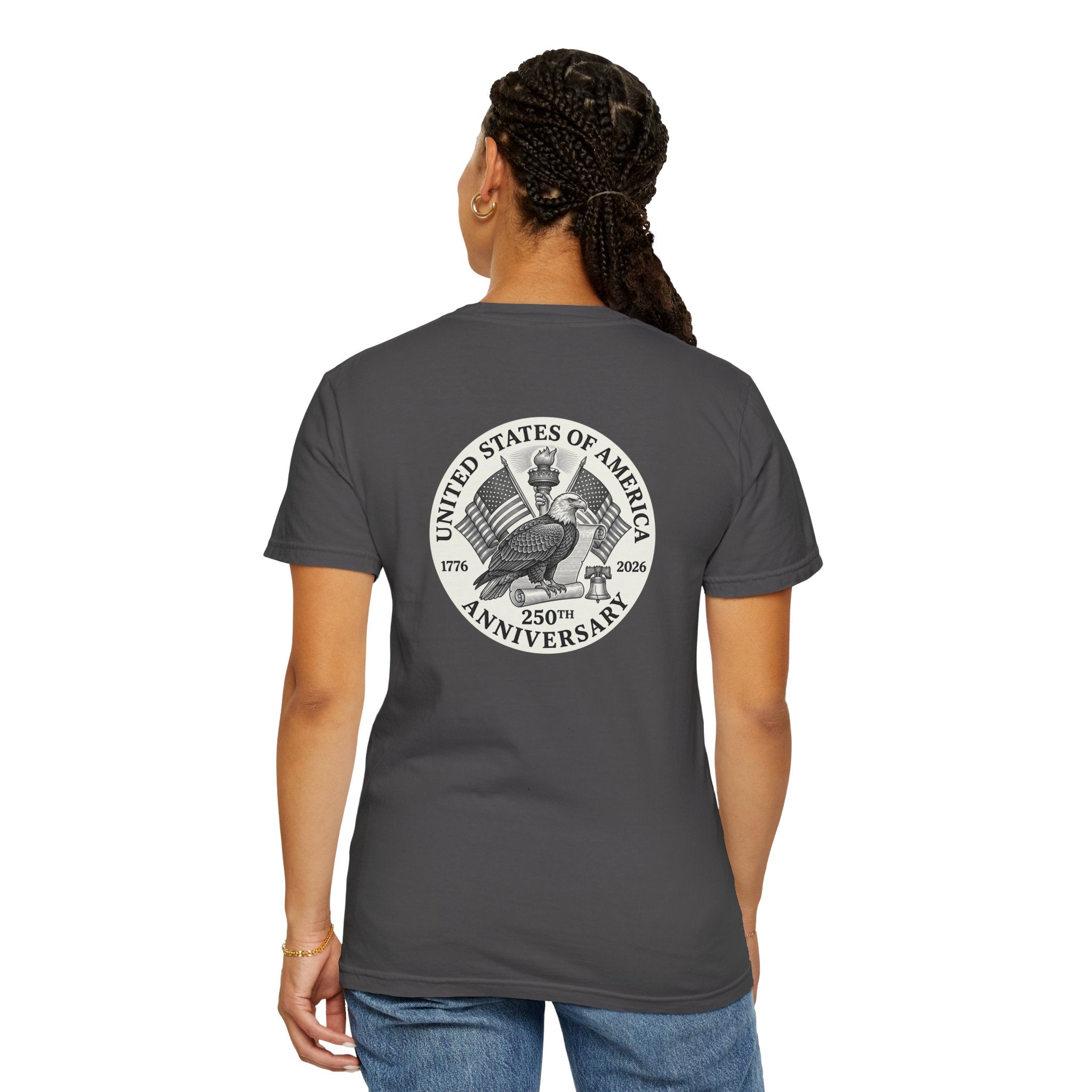 America 250th Anniversary T‑Shirt — Vintage Eagle Seal Tee
