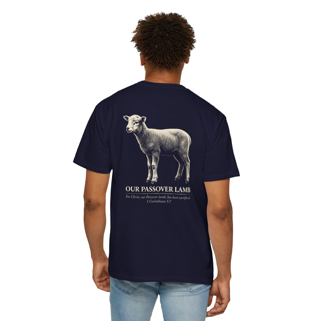Passover Lamb T-Shirt — 'Our Passover Lamb' Religious Graphic Tee