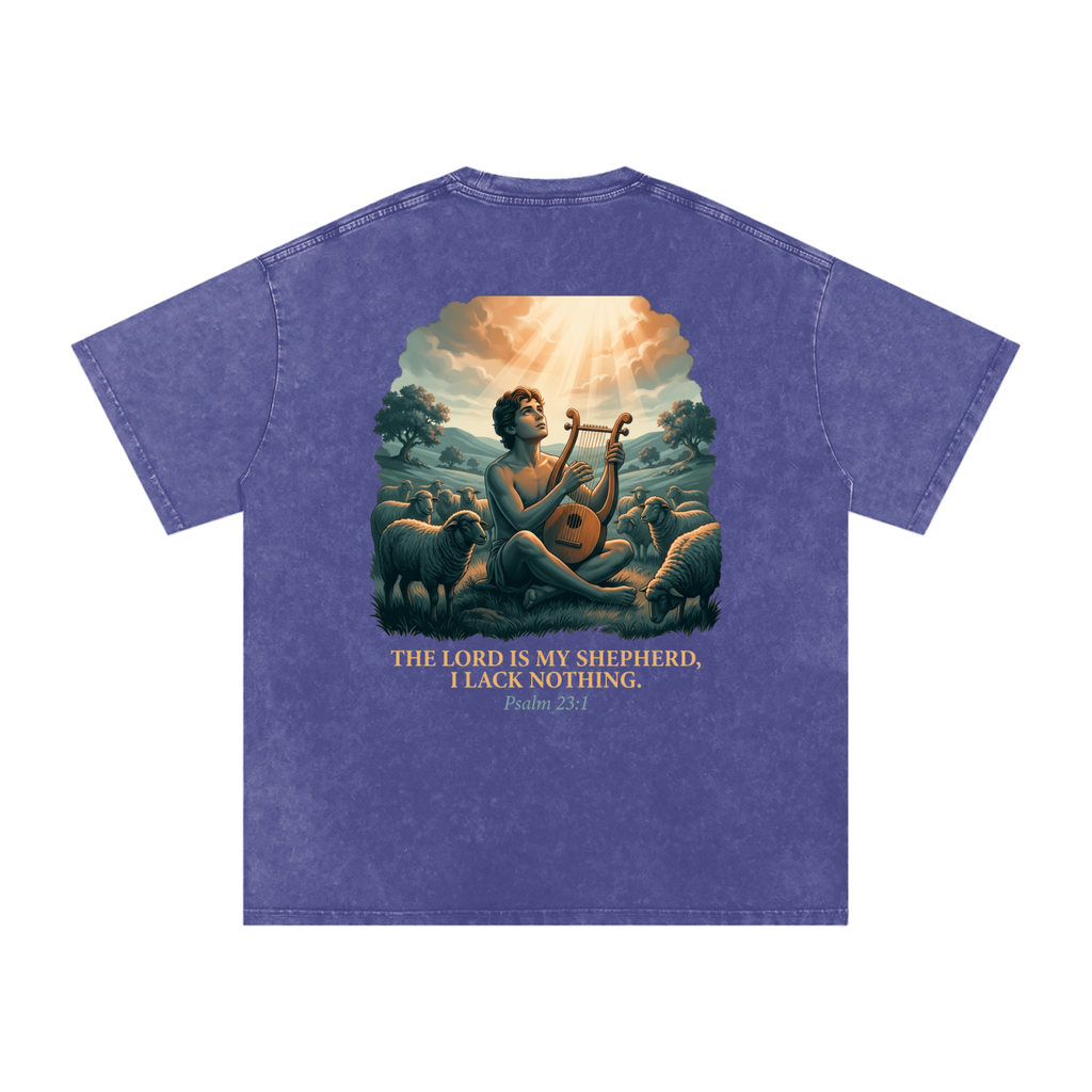David Snow Washed Oversized Cotton T-Shirt