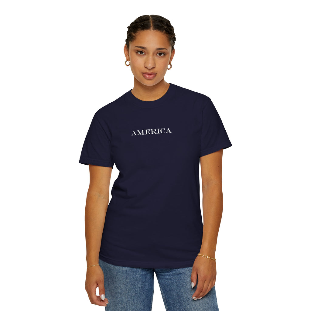 America Graphic T-Shirt — United States Statue of Liberty Patriotic Tee