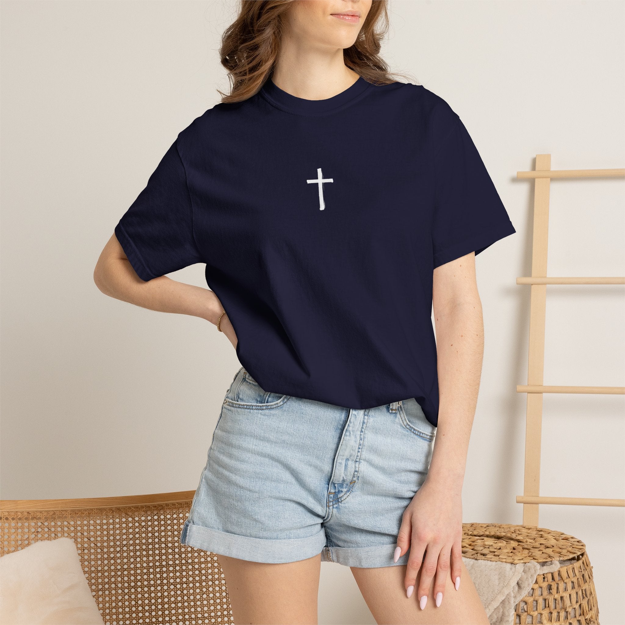 No weapon will prosper T-shirt | Christian Cross Tee