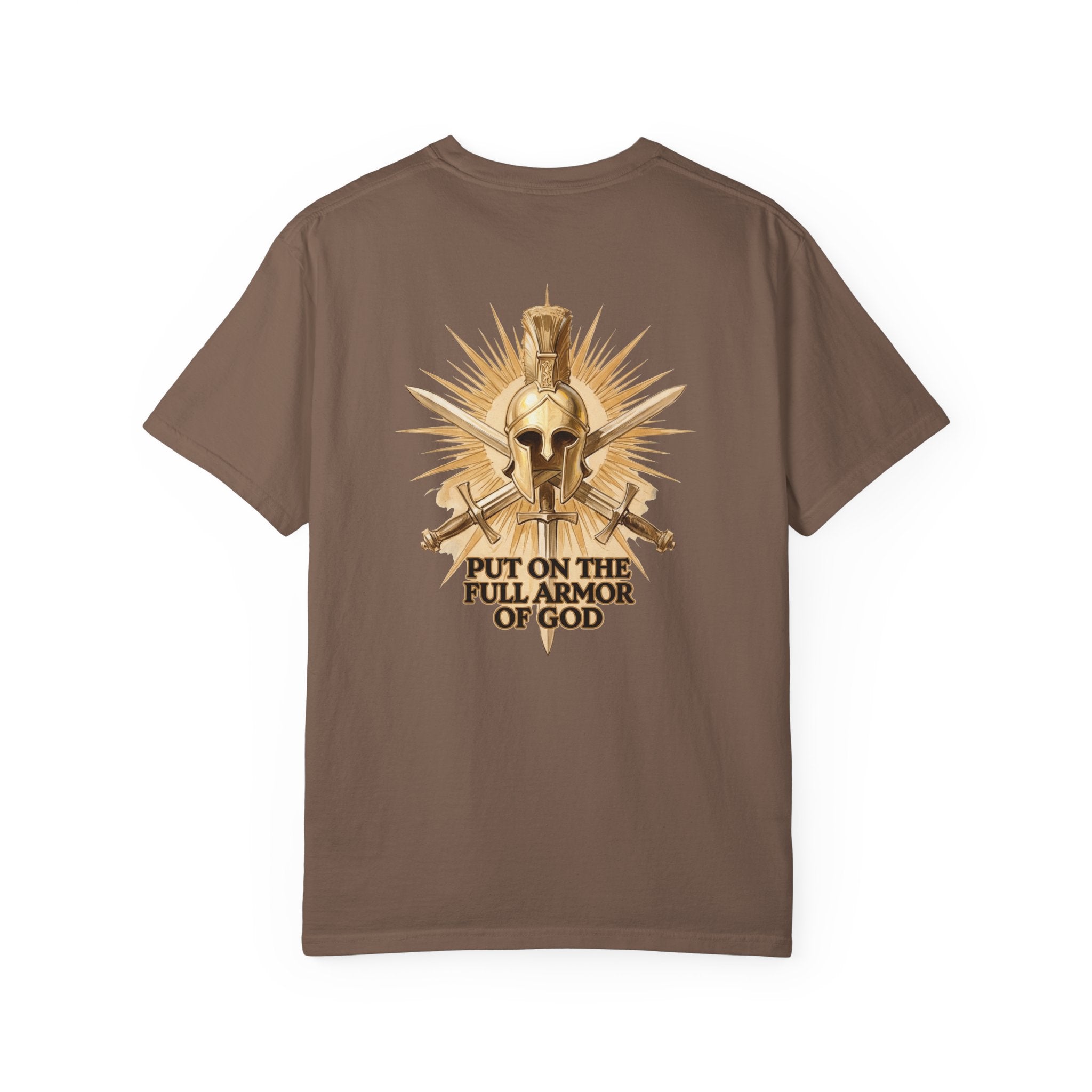 Christian Armor T-Shirt — "Put On The Full Armor of God" Graphic Tee