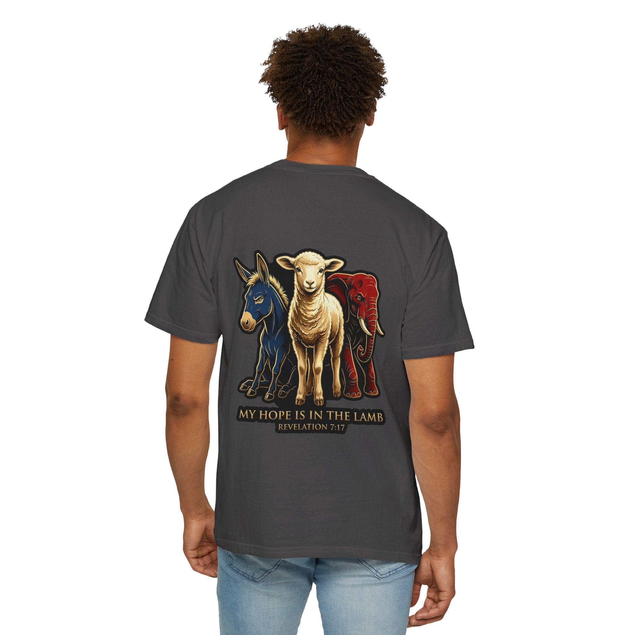 Christian Lamb Tee — "My Hope Is In The Lamb" Graphic T-Shirt