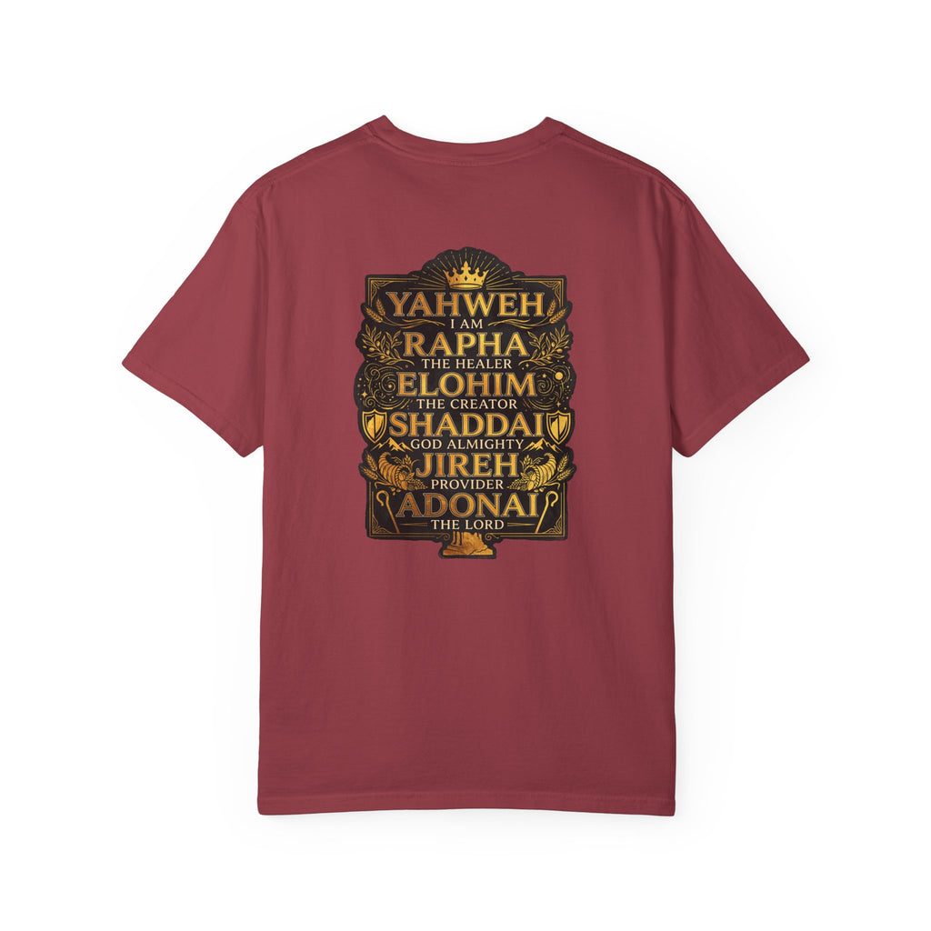 Faith Names T-Shirt — Yahweh I Am Back Graphic Tee