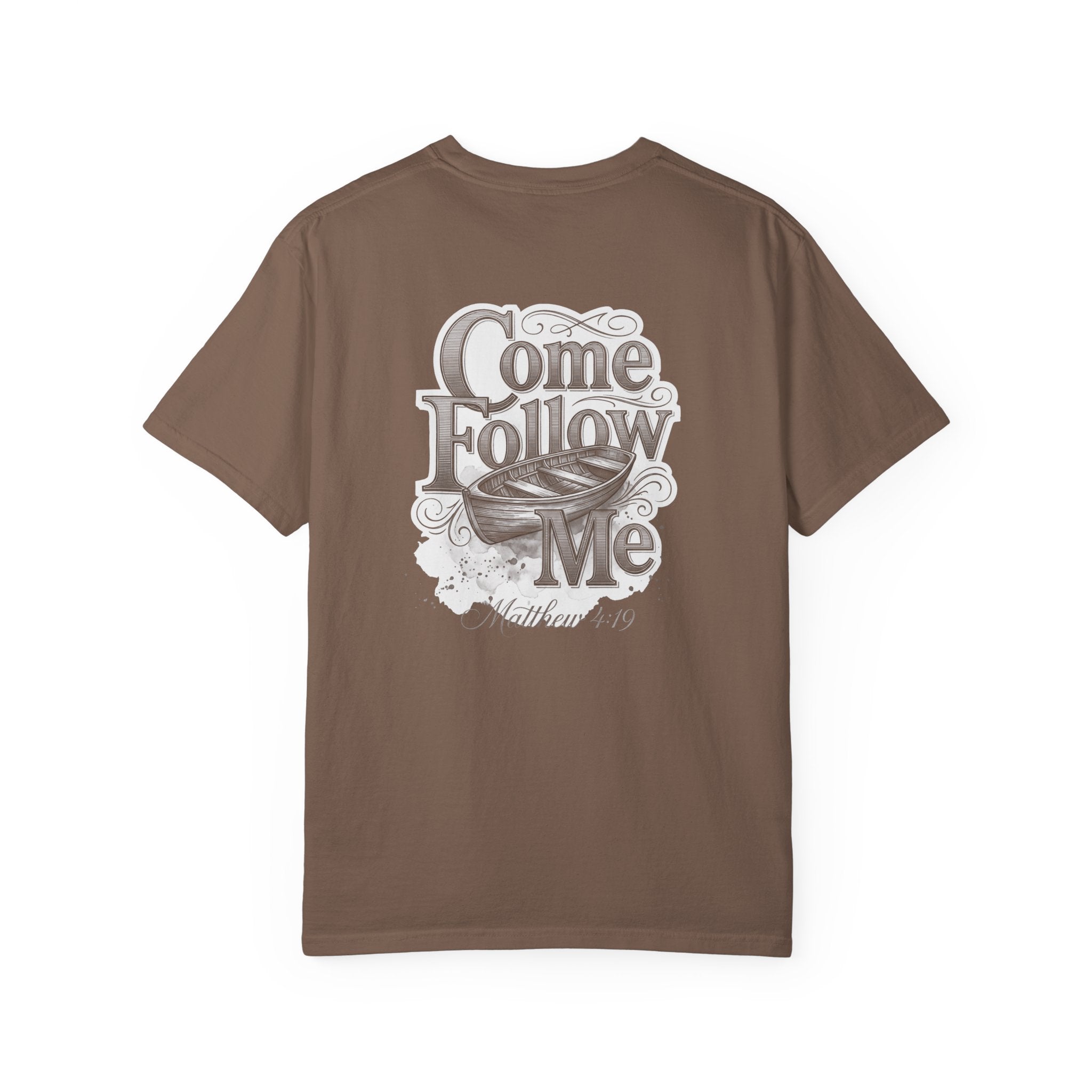 Come follow me Christian Cross T-Shirt — "I Surrender All" Vintage Faith Graphic Tee