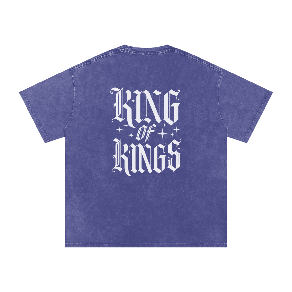 King of Kings Snow Washed Oversized Cotton T-Shirt