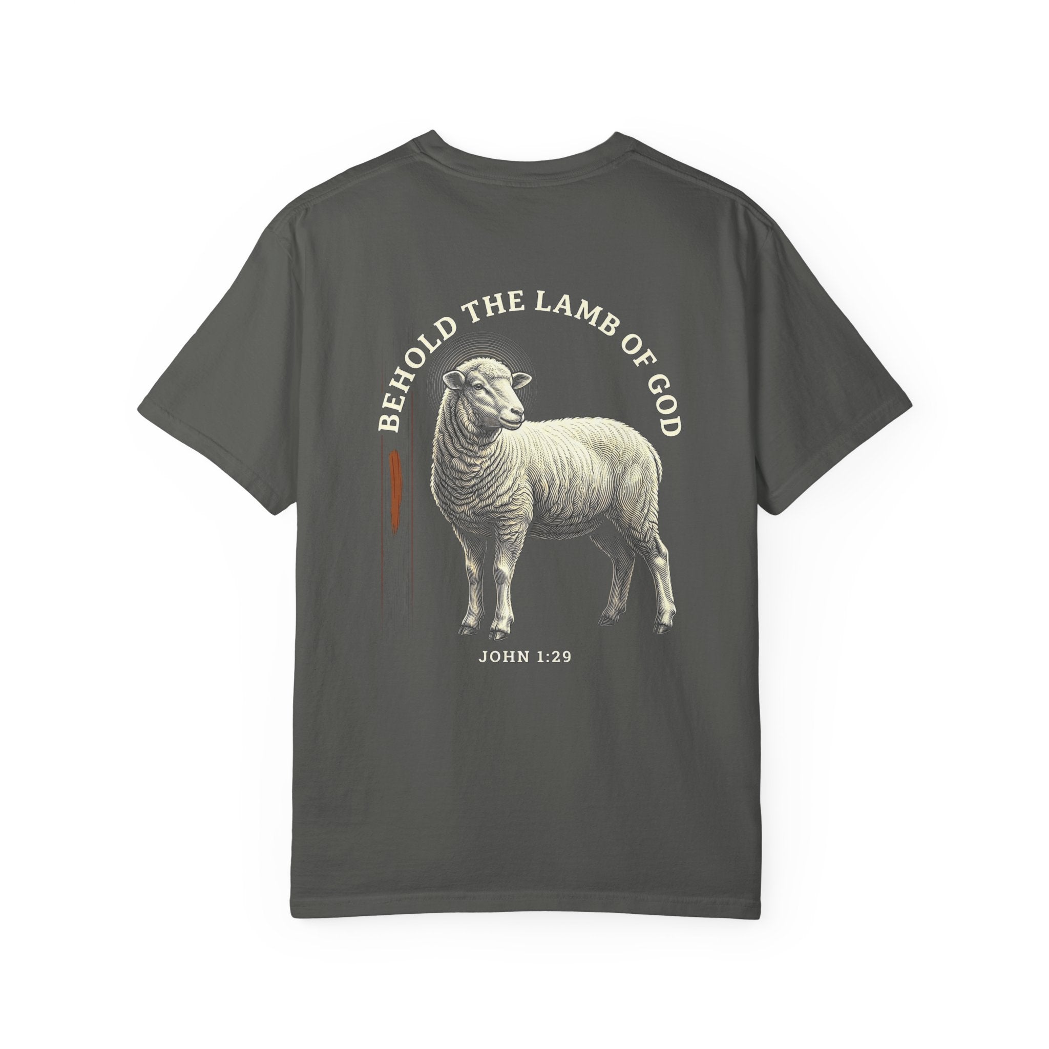 Behold the Lamb T-Shirt — Christian Cross & Lamb Graphic Tee (John 1:29)
