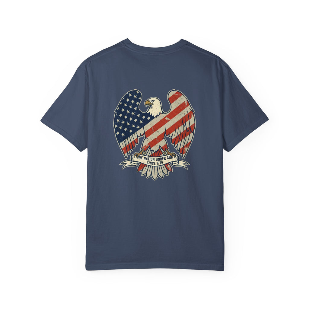 One Nation 02 T-shirt | Christian Cross Tee