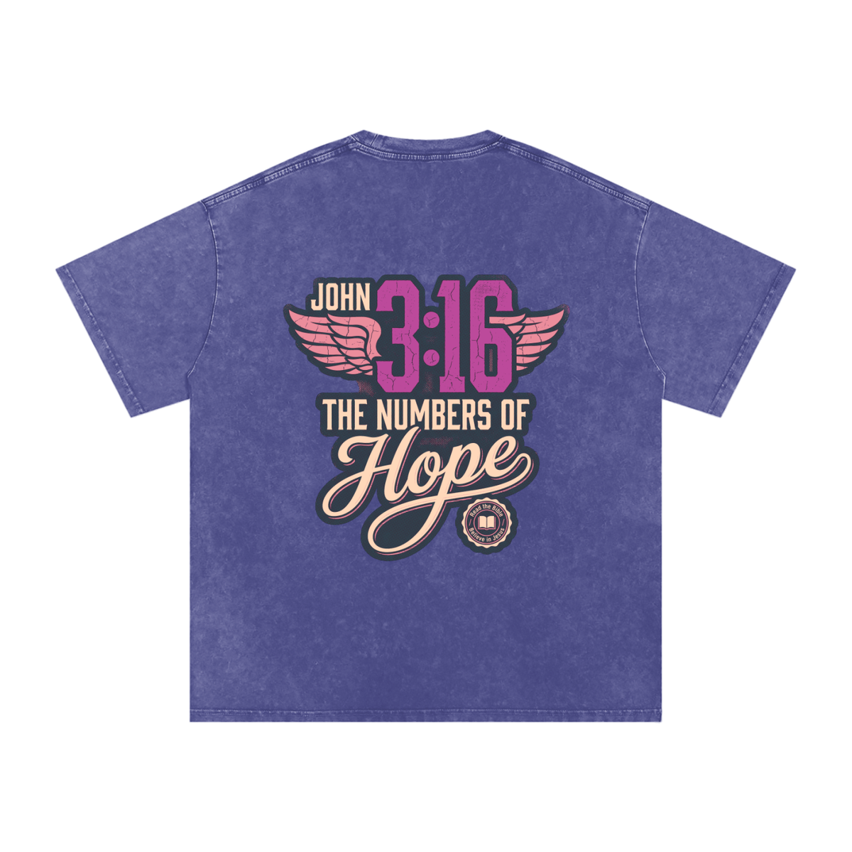 316 Snow Washed Oversized Cotton T-Shirt