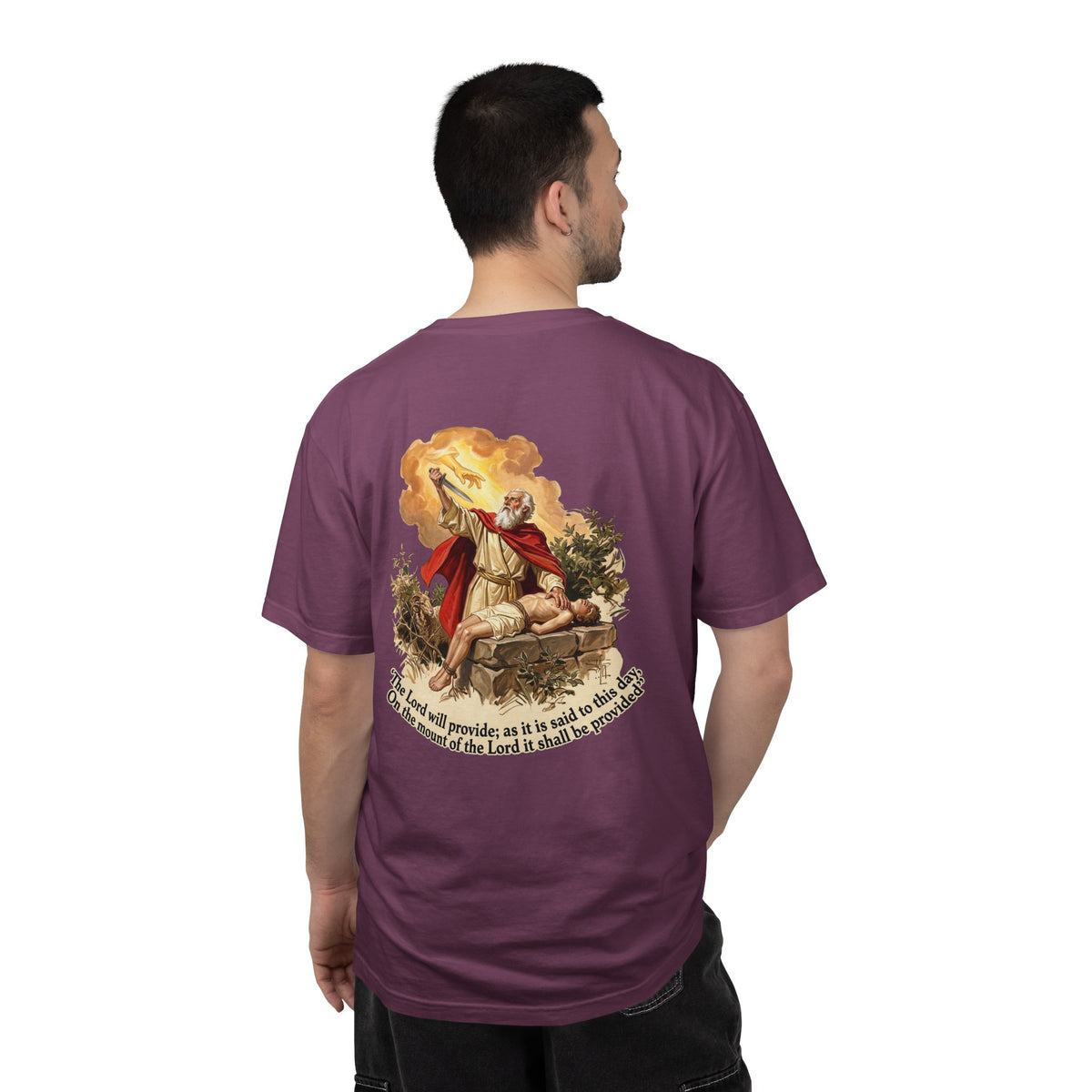 Biblical Joseph Prayer T-Shirt — 'He Will Provide' Vintage Religious Tee