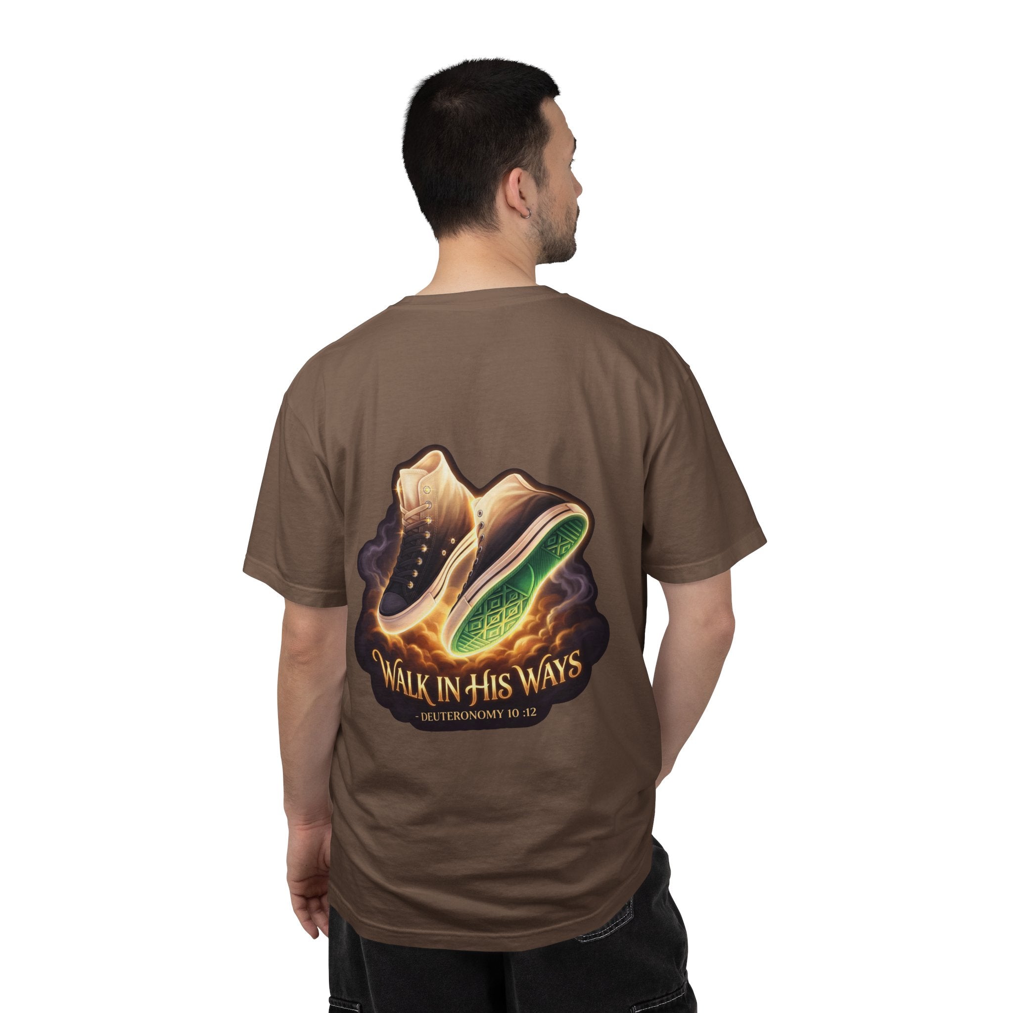Christian Cross T-Shirt — 'Walk in His Ways' Graphic Tee
