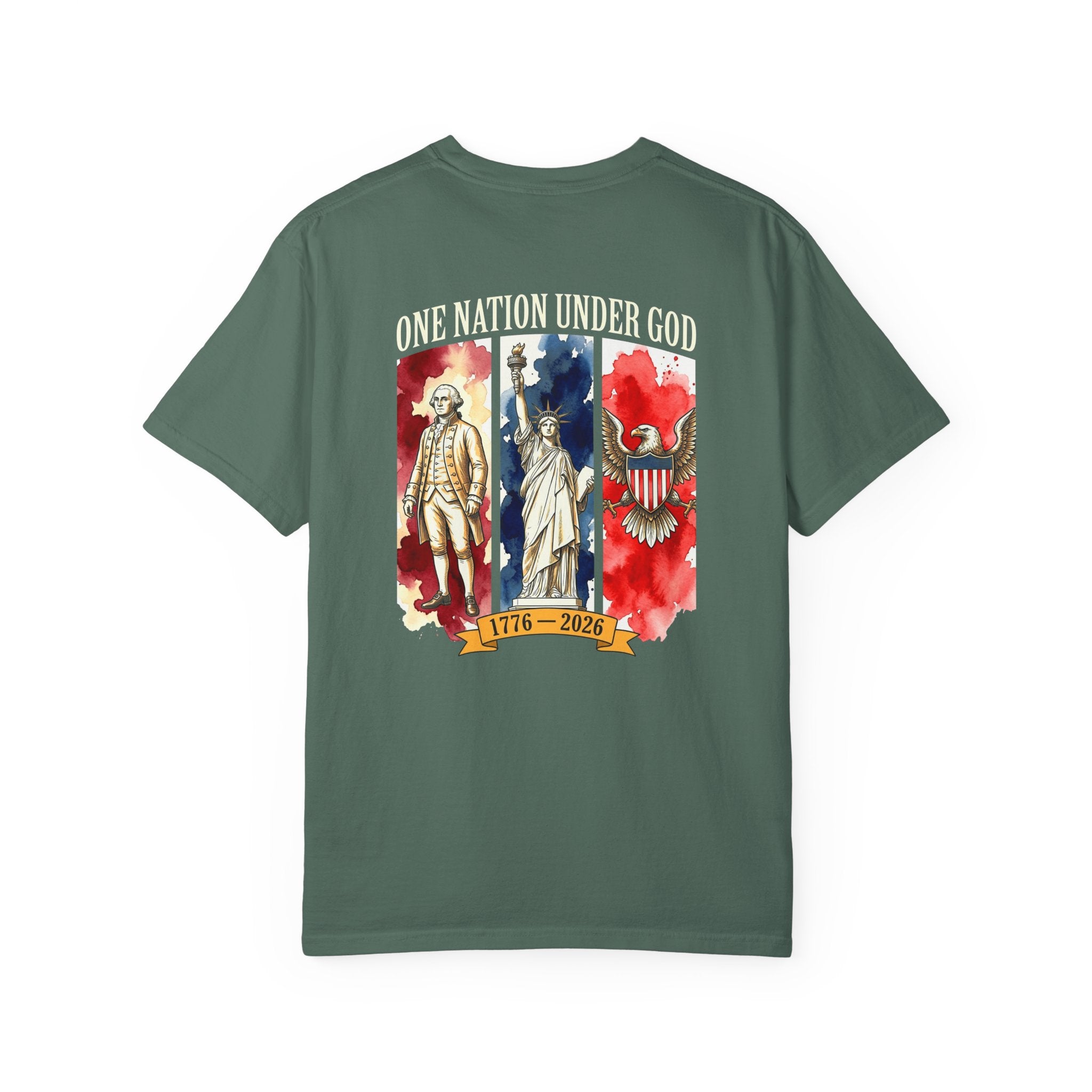 One Nation 04 T-shirt | Christian Cross Tee